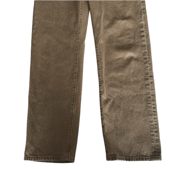 LEVI’s 501 Tan Denim Jeans - Picture 7 of 8